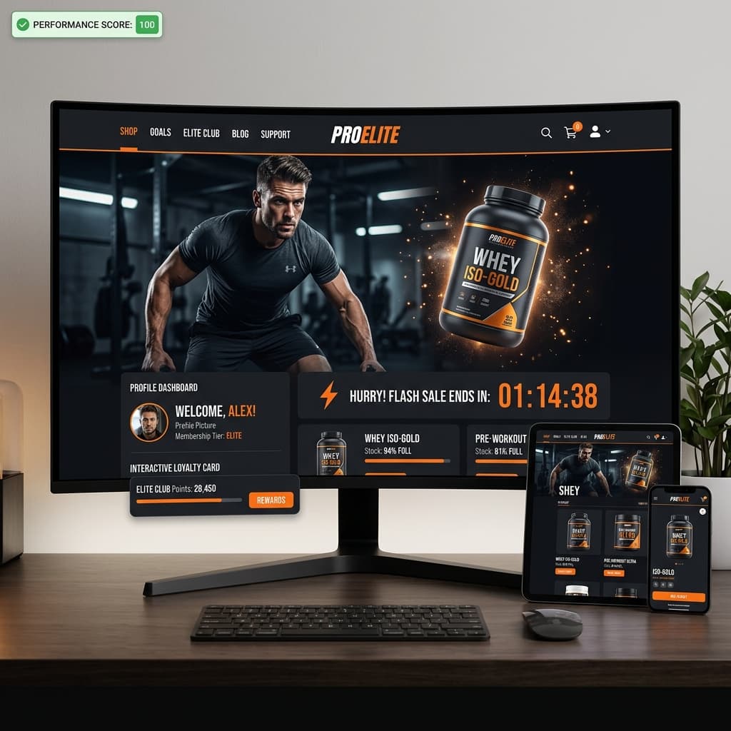 Advanced Protein Brand Website