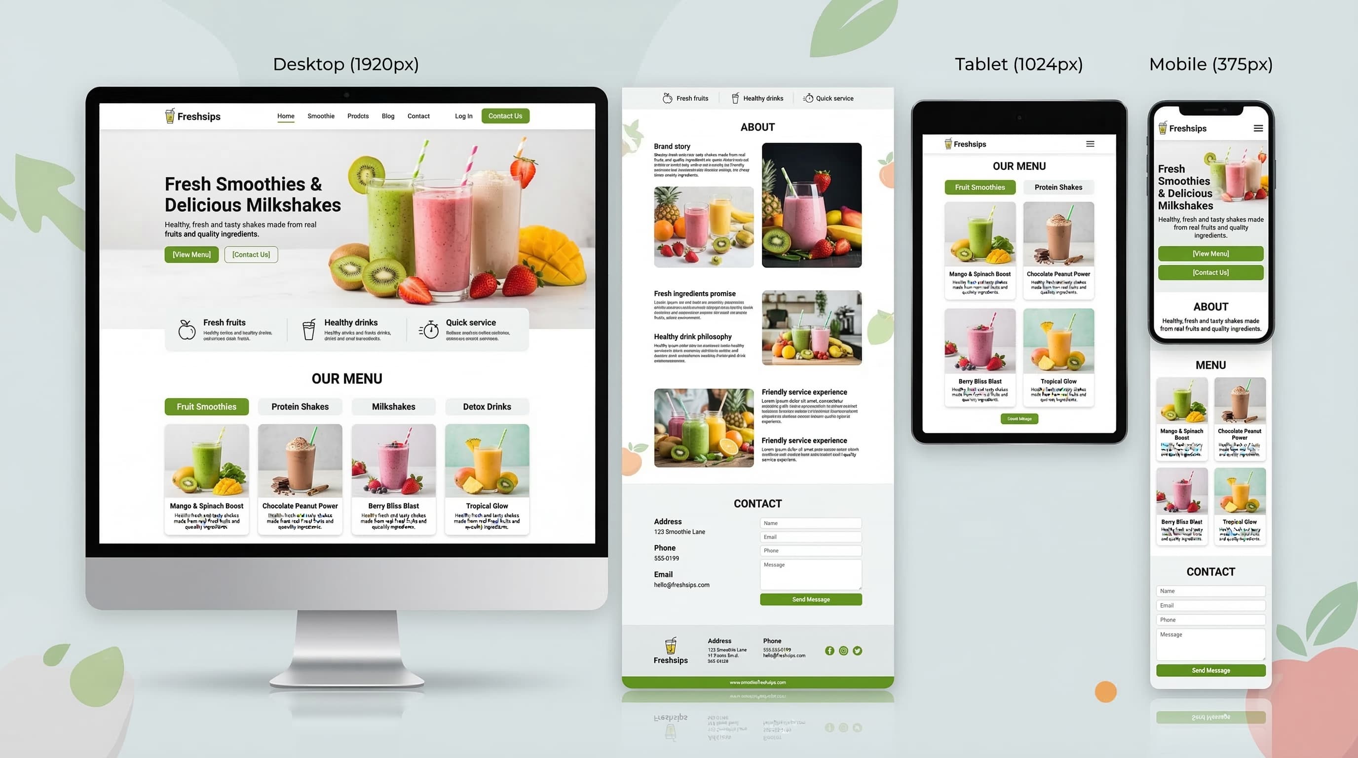 Basic Static Site (Fast Loading React Website)