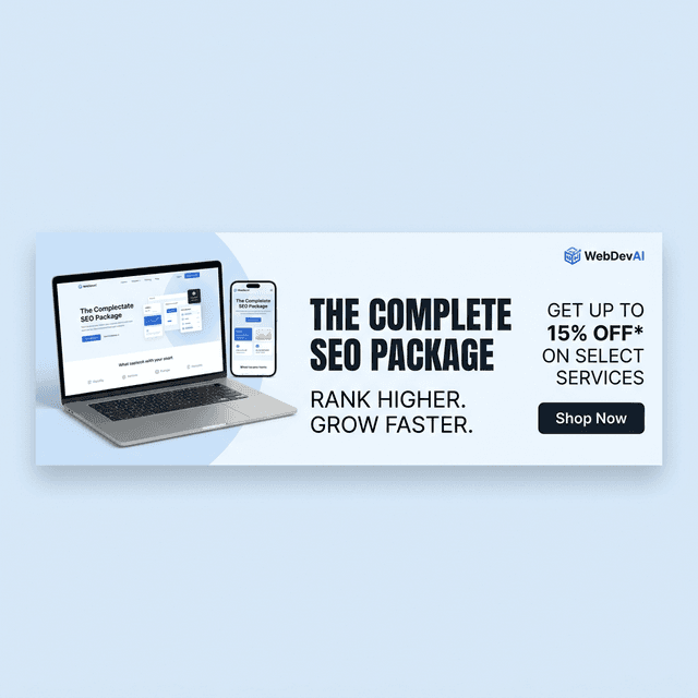 Complete SEO Package – 15% Off