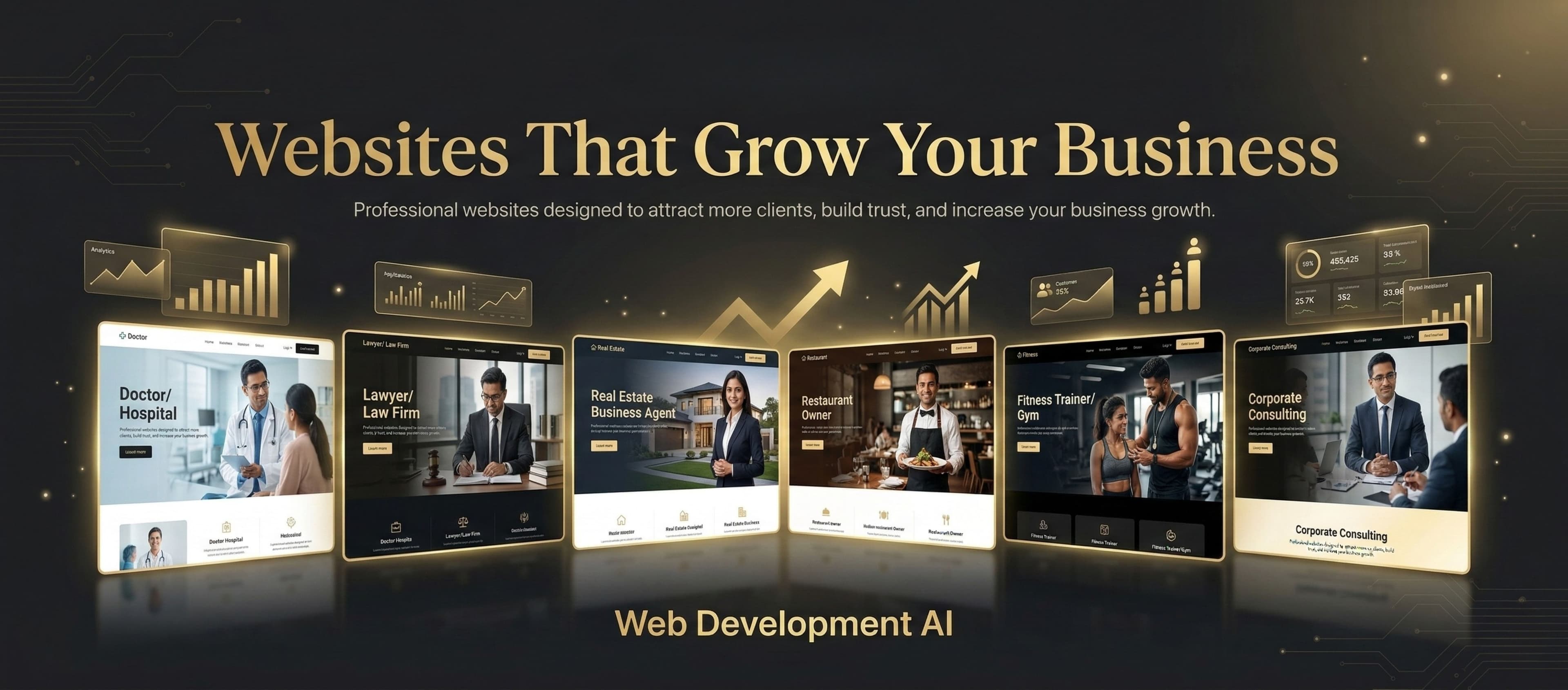 Best Web Development AI Portfolio Image
